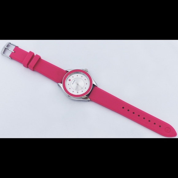 MICHELE Cape Pink Stainless Steel Quartz Watch - Picture 2 of 4